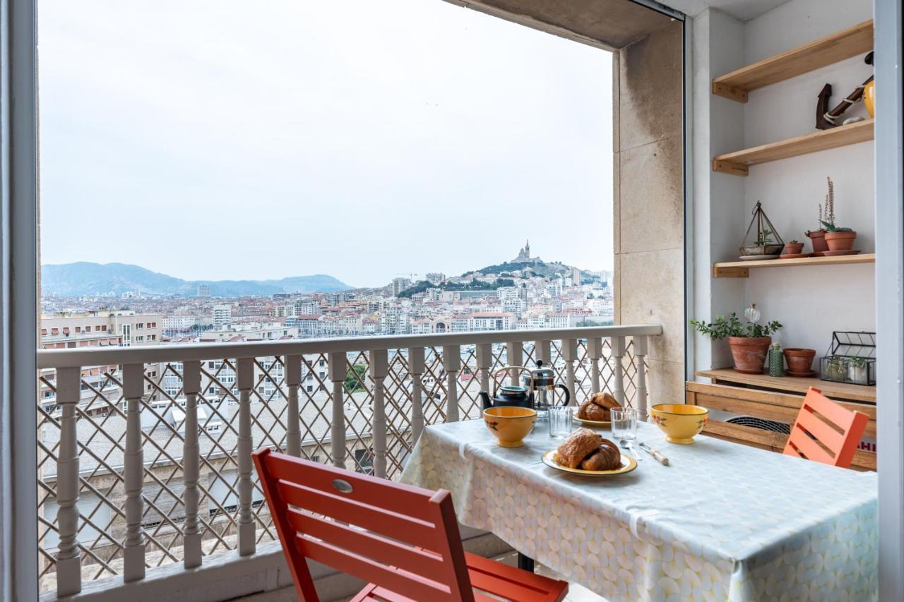 Blue Bay - Superbe Vue Sur Le Vieux Port Lejlighed Marseille Eksteriør billede
